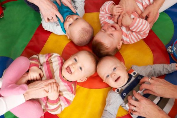 Happy babies.