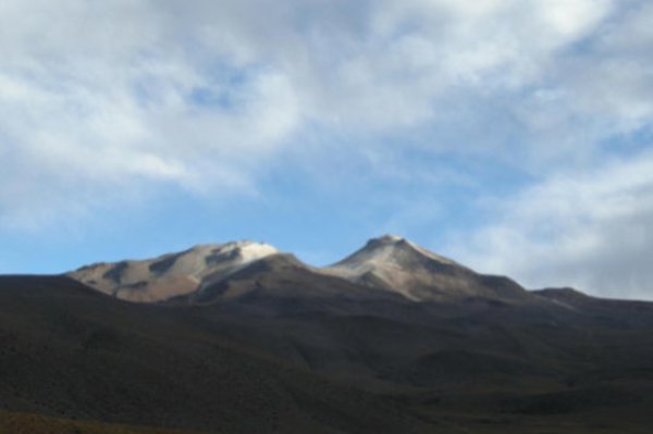 Cerro Uturuncu volcano in the Bolivian Altiplano.