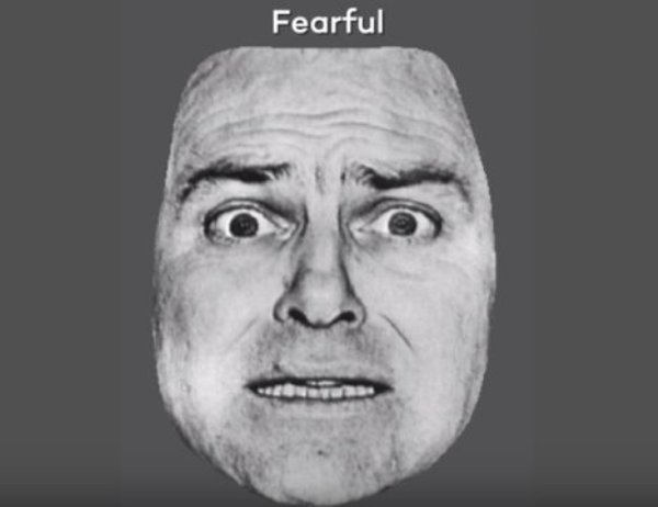 Fearful face. People can identify a fearful face more quickly if they encountered the face when breathing in compared to breathing out.