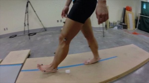 Researchers examined differences between heel-first and toe-first walking.