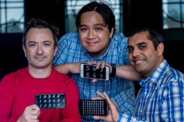 From left, Richard Baraniuk, Tan Nguyen and Ankit Patel.