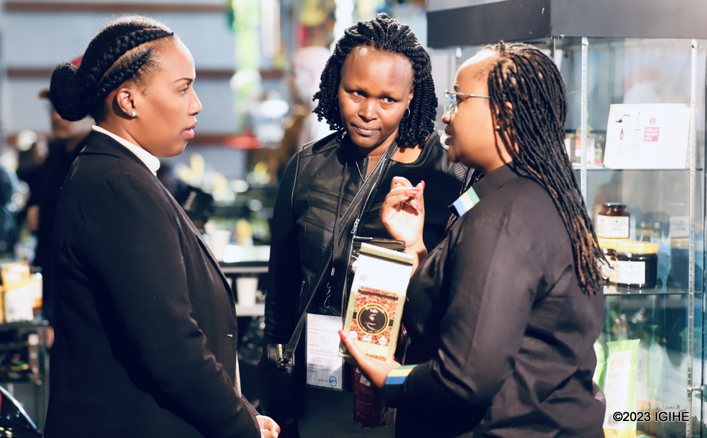 Rwandan products are showcased at the exhibition for the second time. 