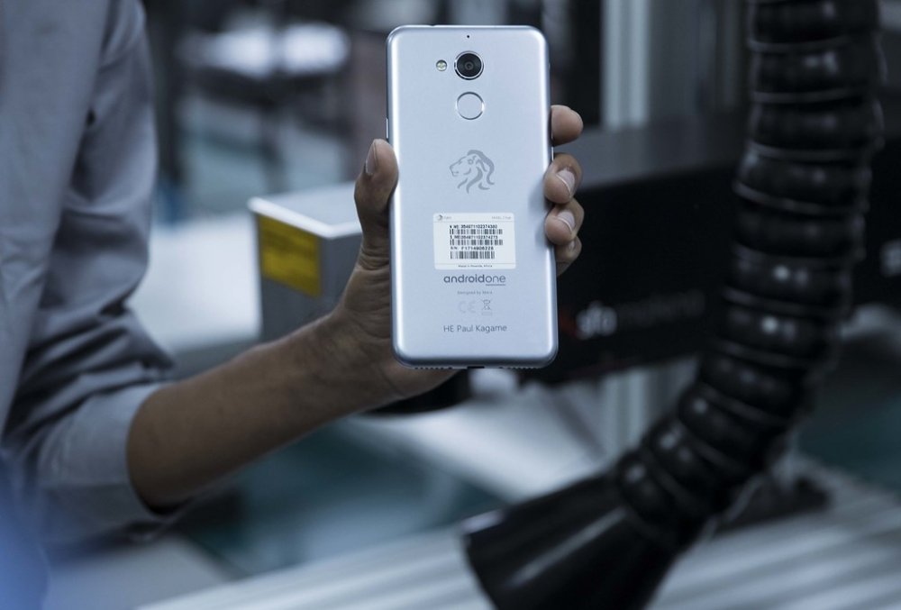The first smartphones ever to be made in Rwanda have already rolled off the assembly line few days before the official launch.