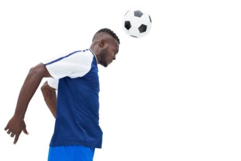 Players whose heads were hit in a collision two or more times in a two-week period were six times more likely to have concussion symptoms than players who did not have any unintentional head trauma, such as a ball hitting the back of the head or a head colliding with another player's knee.
