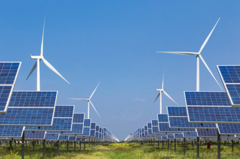 Flow batteries are a promising storage solution for renewable energy sources like wind and solar.