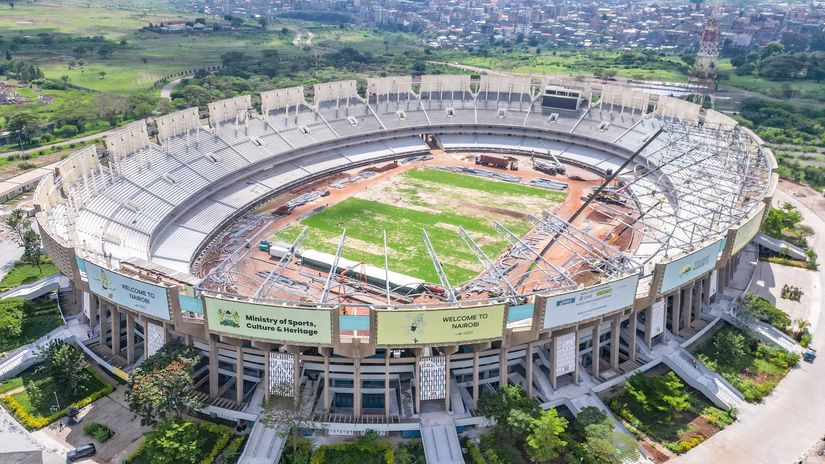 Currently, Kenya has no CAF-approved stadiums for the tournament. Kasarani Stadium, one of the proposed venues, is only 30% complete.