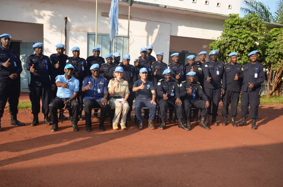 Mr. Yenigun was accompanied by MINUSCA Deputy Police Commissioner, Brig. Gen. Ossama el Moghazy and Director of UN Mission Management Support Section of Police Division, Senior Superintendent of Police (SSP) Jessica Van Der Werf.