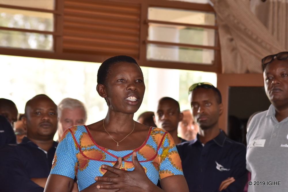 Beatrice Nyiramisiyoni who spoke on behalf of these mothers lauded Akagera Aviation