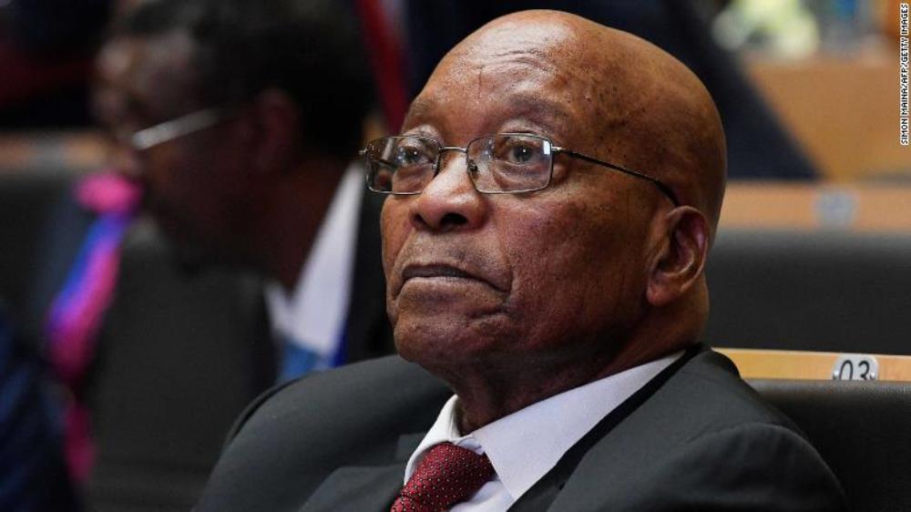 Former South African President Jacob Zuma in Addis Ababa on January 28, 2018.