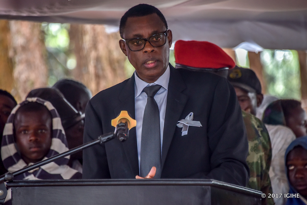 The Minister of Defense, Gen. James Kabarebe