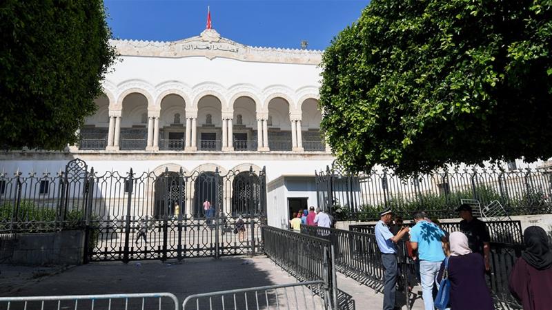 Security was tight at the first public hearing for the trial over the Sousse beach massacre