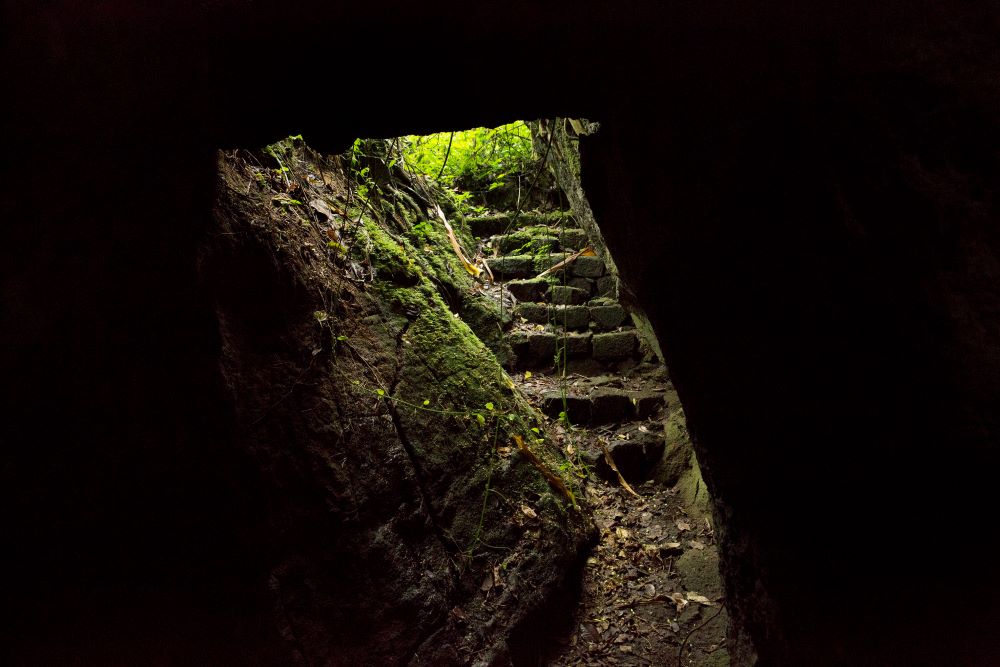 Buhanga is home to many remarkable features including caves.