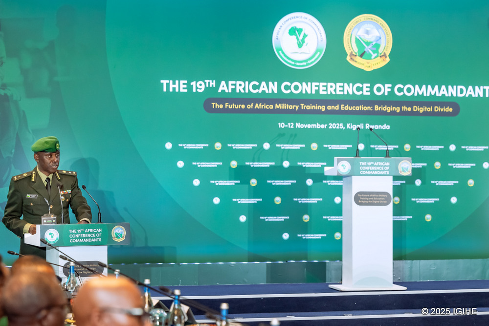 In his opening remarks, Brigadier General Andrew Nyamvumba, Commandant of the RDF Command and Staff College, welcomed delegates to what he described as a gathering of Africa’s “intellectual and professional military leadership.”