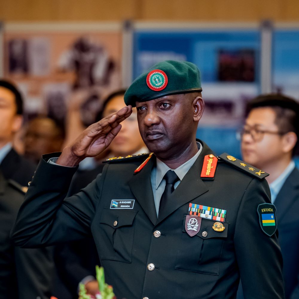 Maj Gen Alex Kagame, the Rwanda Reserve Force Chief of Staff (RFCOS) represented the RDF Chief of Defence Staff at the event.