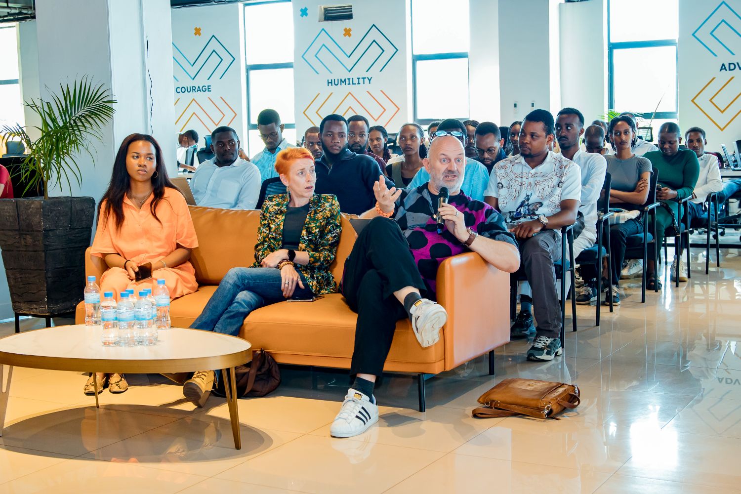 Vogels and his team engaged with students and alumni in a session that showcased the transformative potential of technology education in Africa.