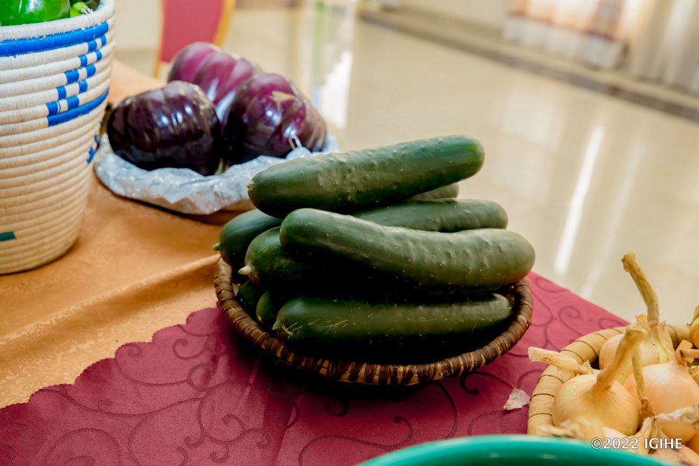Some of horticultural produce harvested from beneficiaries farmlands. 