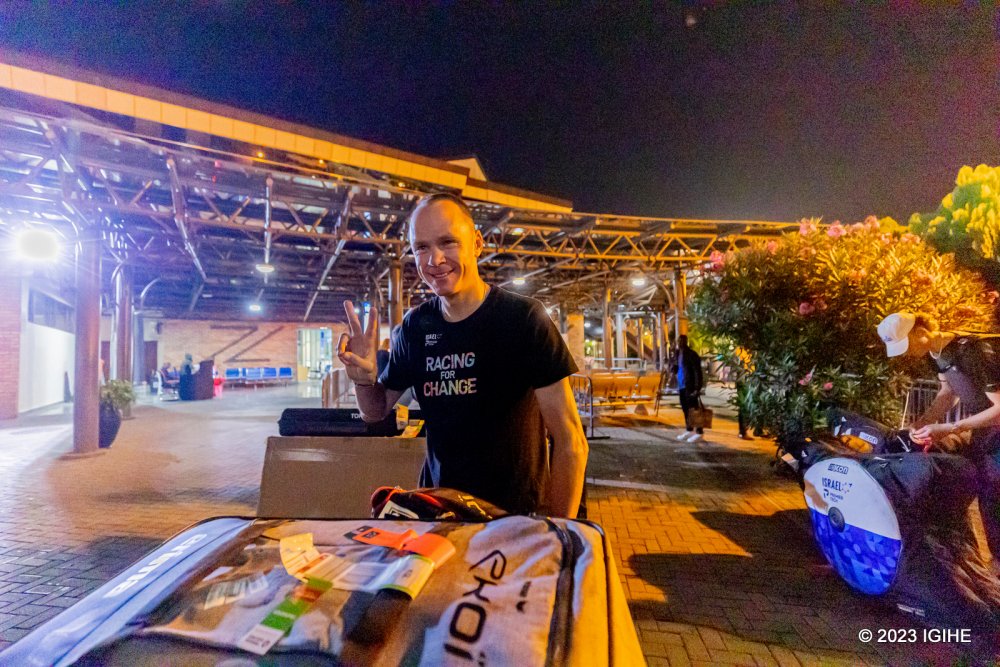 Chris Froome was excited to be in Kigali for the first time. 