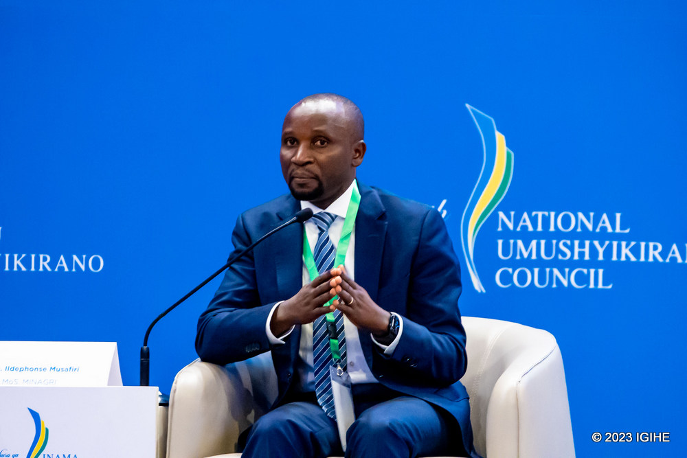 Dr. Ildephonse Musafiri is the new Minister of Agriculture.
