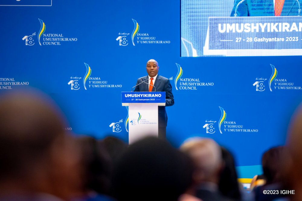Premier Ngirente said that no performance contract should be achieved half-way.  
