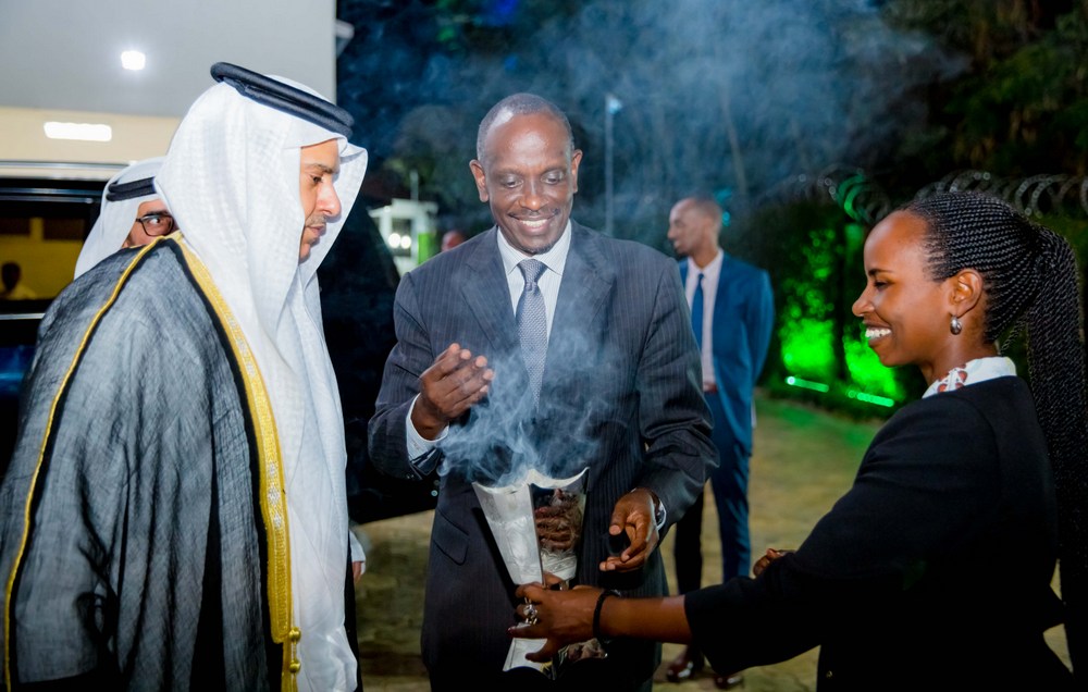 Ambassador Al-Qahtani personally invited the Minister of Foreign Affairs & International Cooperation Hon. Dr. Richard Sezibera to the banquet