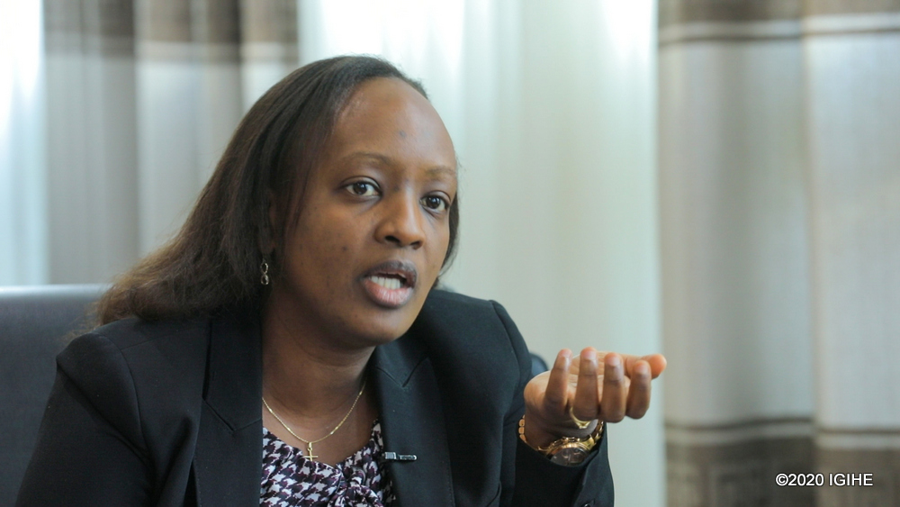Mutoni Gatsinzi Nadine, the Vice Mayor of City of Kigali in charge of Socio-economic Affairs 