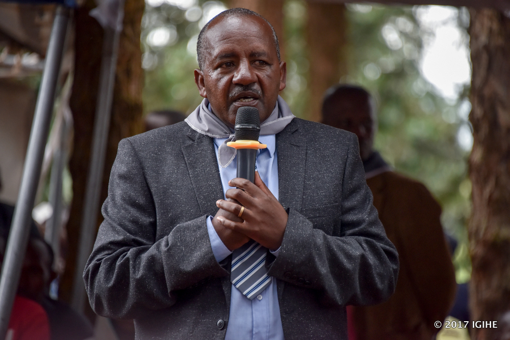 One of eye witnesses, survivors of the genocide in Bisesero.
