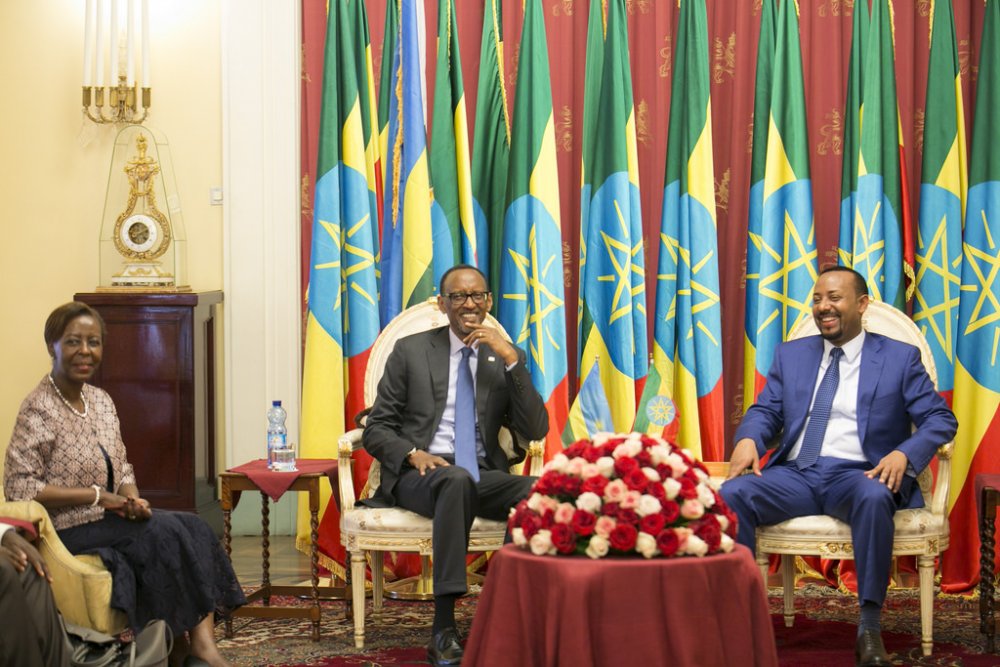 President Paul Kagame held bilateral talks with Ethiopian Prime Minister, Dr. Abiy Ahmed.