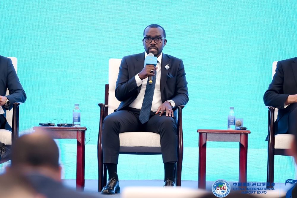 Mr. Prudence Sebahizi, the Minister of Trade and Industry of Rwanda, attended the session on "Sustainable Development of Global South and China-Africa Cooperation".