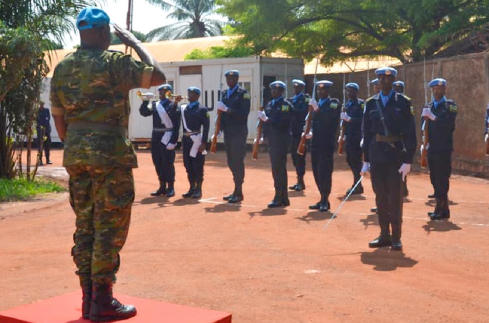 SSP Fata highlighted the overview of the unit’s capacity, readiness and the challenges encountered since their arrival in Bangui in January.