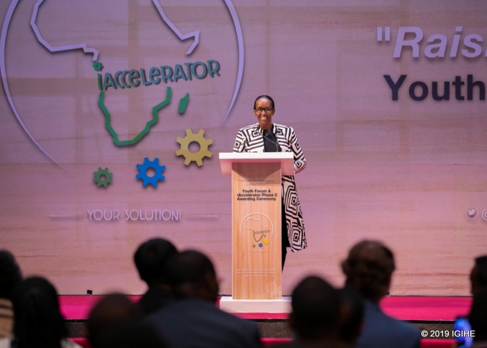 First Lady Jeannette Kagame has urged youth to make right choices and avoid drug abuse adding that making the right decisions 