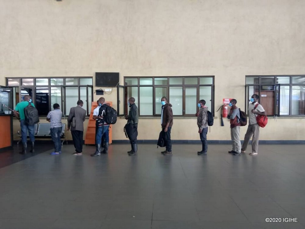 The released Rwandans were immediately sent to a 14-day quarantine at the University of Rwanda, Rukara Branch, before allowing them to go to their families.