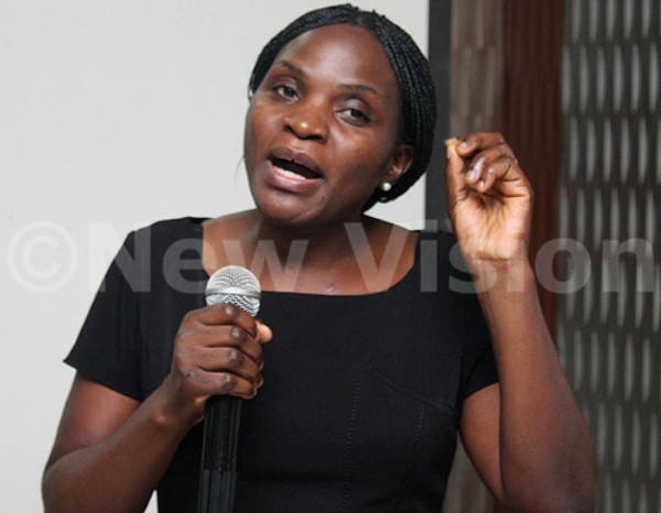 Angella Nabwoowe the programs manager, Initiative for Social and Economic Rights