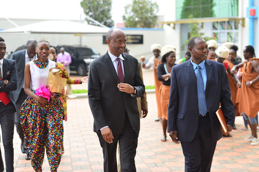 The High Commissioner had earlier been received by the MKU  Vice-Chancellor Prof Stanley Waudo