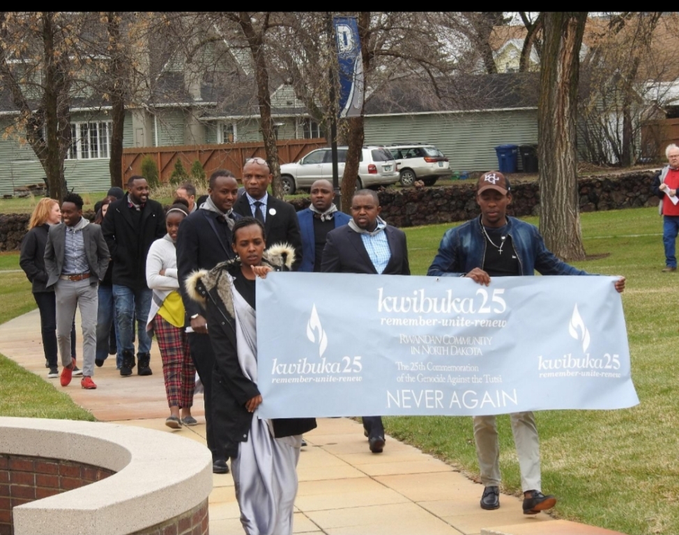 Rwandans living in North Dakota State of the United States of America (USA) commemorated the 1994 Genocide against the Tutsi