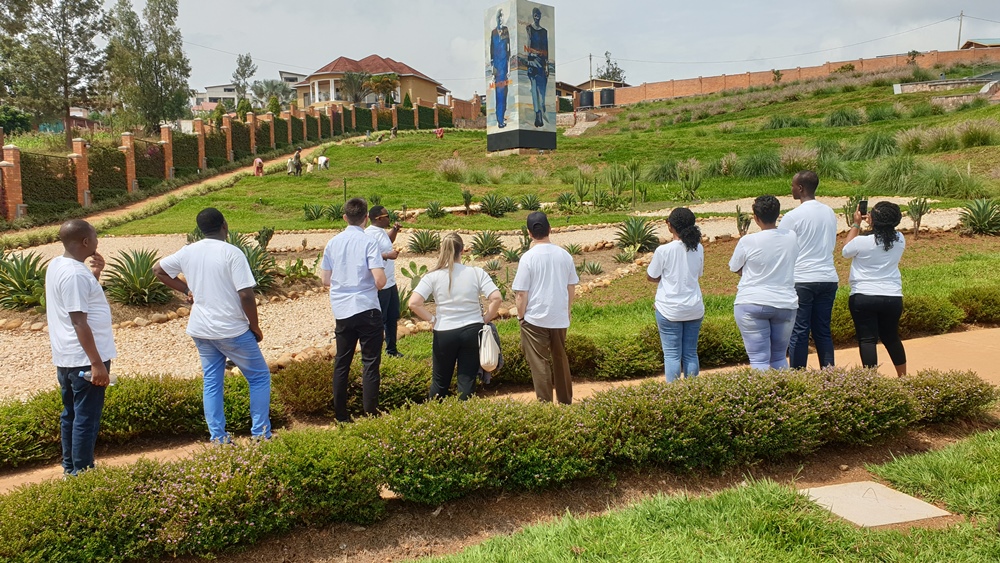 Israel Embassy staff also visited the Garden of Memory. 