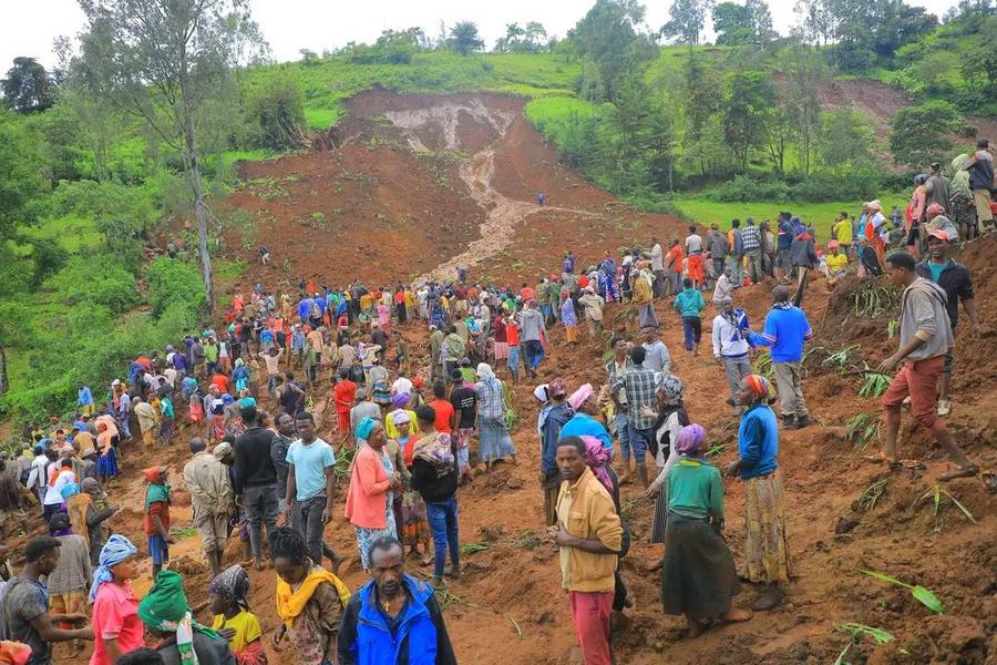 The landslides occurred on Sunday evening and Monday morning, triggered by heavy rains in the remote mountainous area of the Gofa zone in Southern Ethiopia.