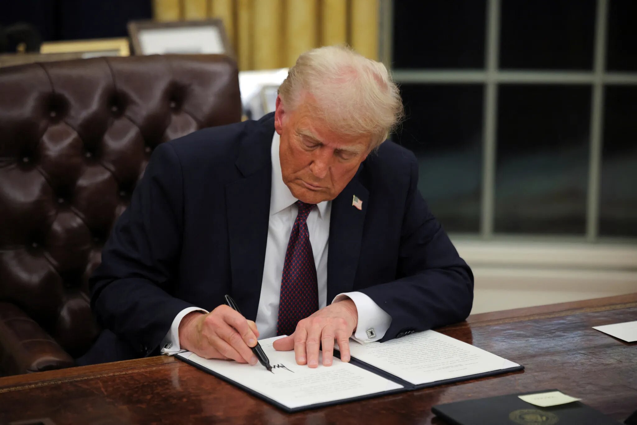 U.S. President Donald Trump on Thursday signed an executive order to declassify any remaining files from the assassinations of former President John F. Kennedy (JFK), his brother Robert F. Kennedy (RFK) and civil rights leader Martin Luther King Jr. (MLK).