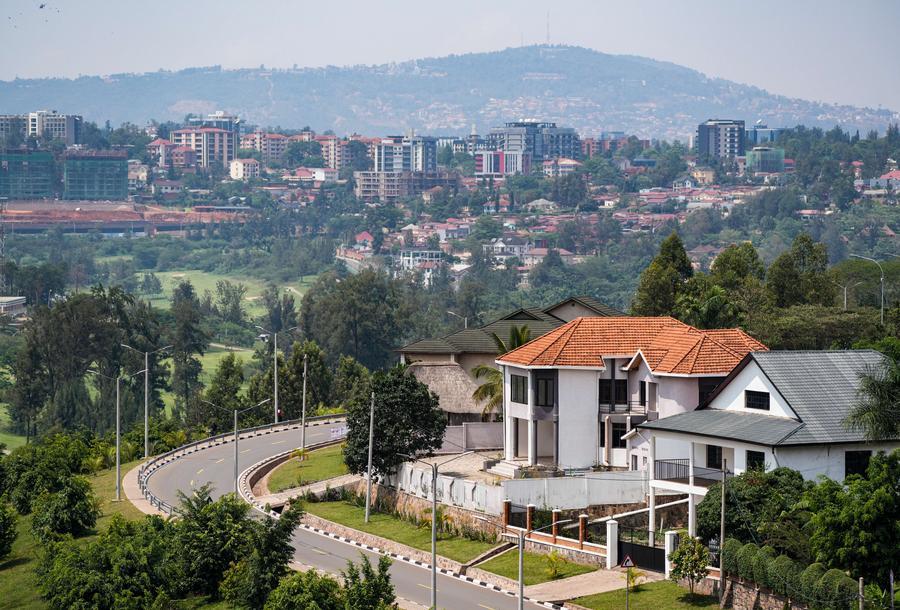 A view of Kigali city in Rwanda.