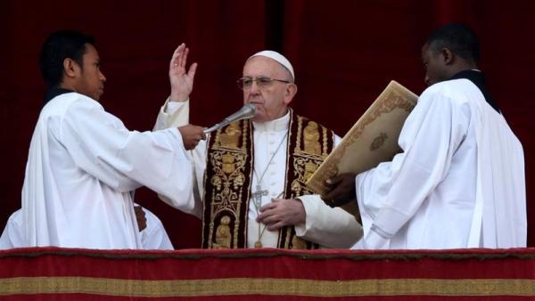 Francis marked his fourth Christmas as pope since his election in 2013