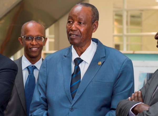 Late Makuza Bertin during the inauguration of M Peace Plaza last on 10th August 2016