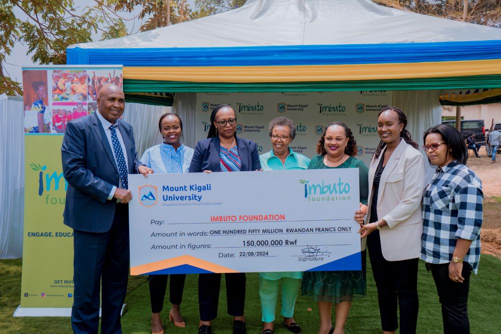 Mount Kigali University founder and chairman, Prof. Simon Gicharu, said the university is proud to contribute 150 million Rwandan francs towards this critical project.