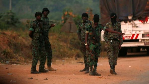 Disgruntled soldiers launched the mutiny on Friday over salaries and bonuses