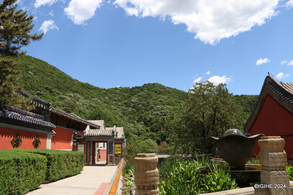 The serene pathways of Tanzhe Temple, lined with ancient stones and lush greenery, offer a peaceful stroll through centuries of Buddhist heritage.