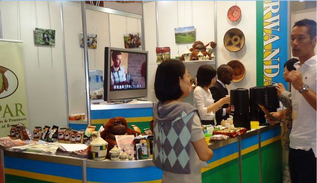 Rwanda booth at SCAJ Conference and Exhibition