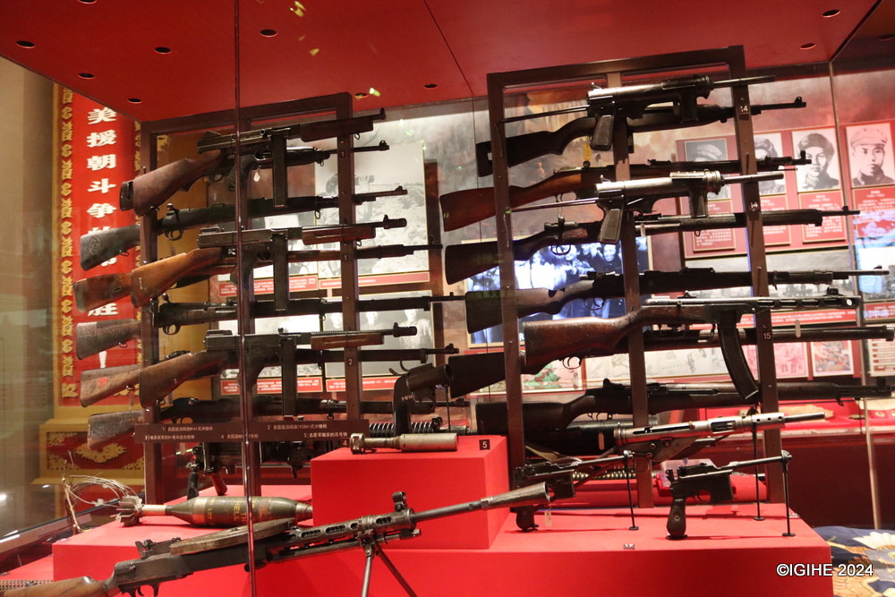 Weapons used during the struggles against imperialist and feudal forces are also exhibited in the museum.