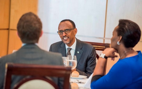 President Paul Kagame and First Lady,Jeannette Kagame attending similar event last year. 