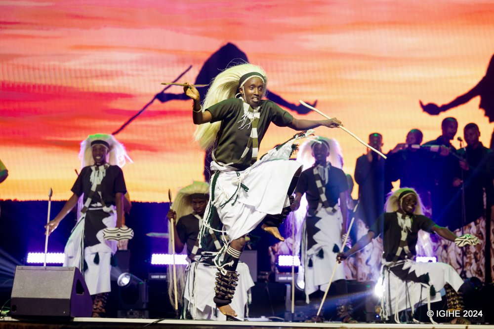 The Intore dance is a powerful expression of Rwandan culture, performed by a troupe of dancers who recreate the movements of warriors in battle.