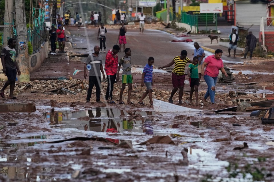 A UN spokesperson said Tuesday that at least 30 people have been killed in Haiti and more than 1.5 million people affected in Jamaica by Hurricane Melissa.