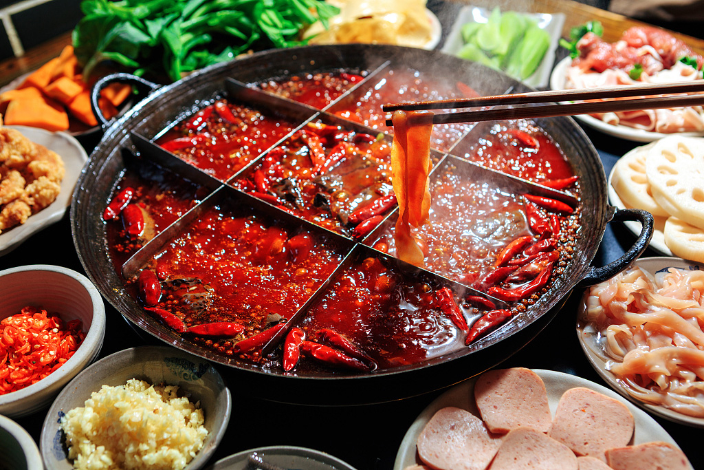 Spicy food is popular in Chongqing.