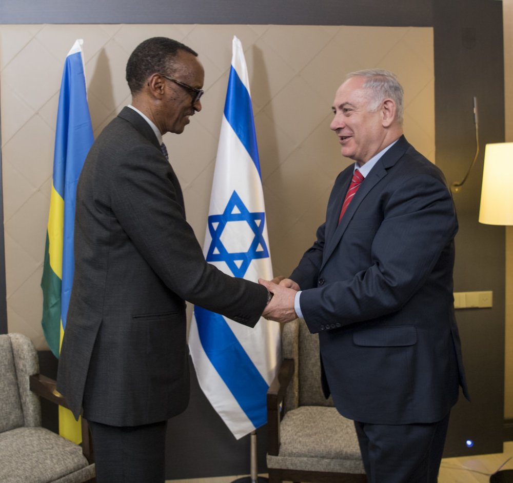 Kagame and Netanyahu meet in Davos